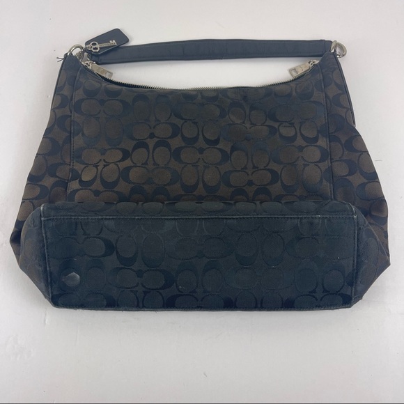 Coach Women's Signature Canvas Hobo - Picture 4 of 7